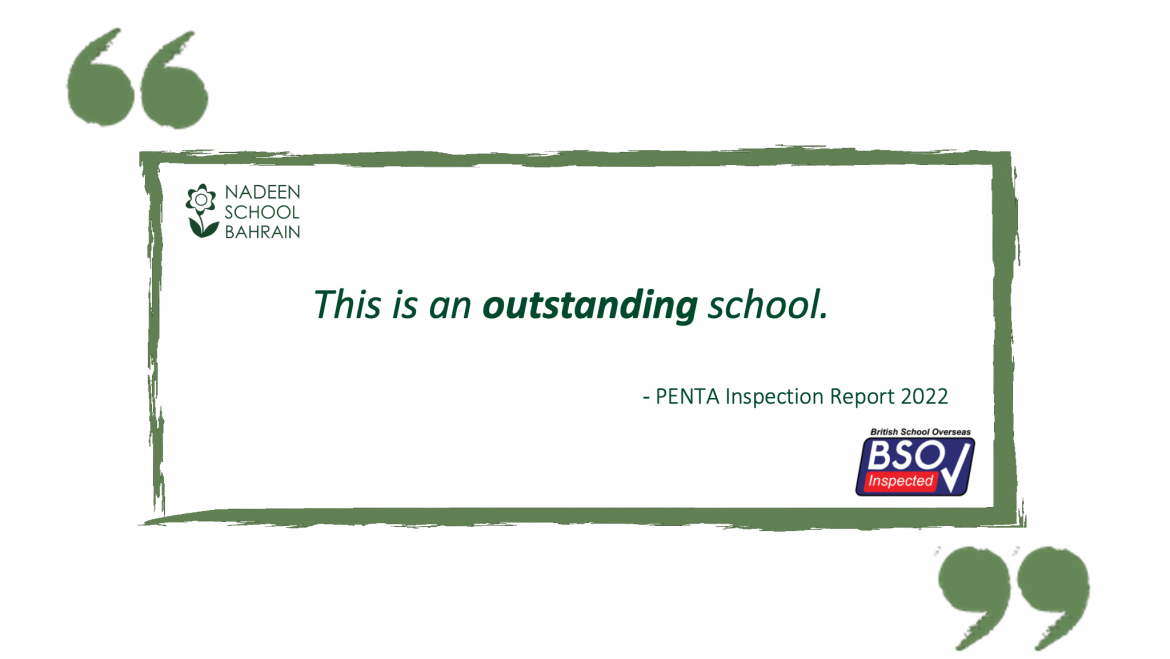 Nadeen School has been rated ‘Outstanding’.