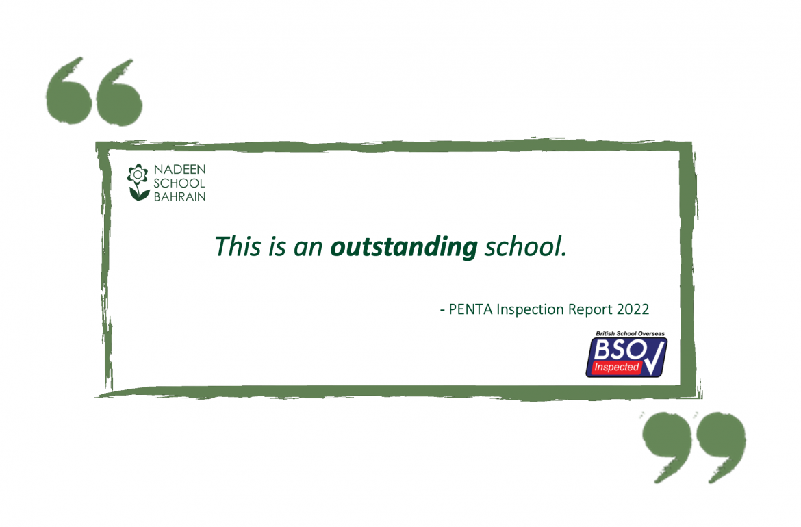 Nadeen School has been rated ‘Outstanding’.