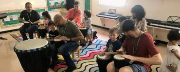 A Musical Journey to Africa and Brazil – Parent and Child Drumming Workshops